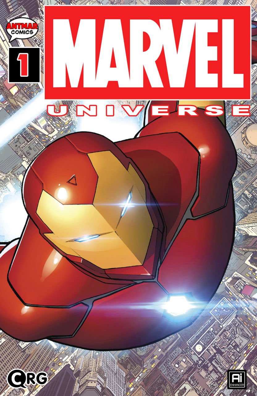 Portada ampliada de MARVEL UNIVERSE