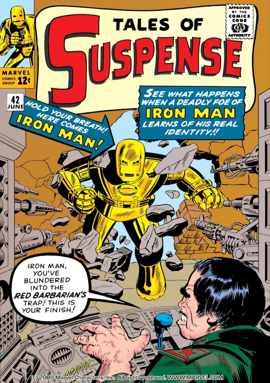 Portada ampliada de TALES OF SUSPENSE