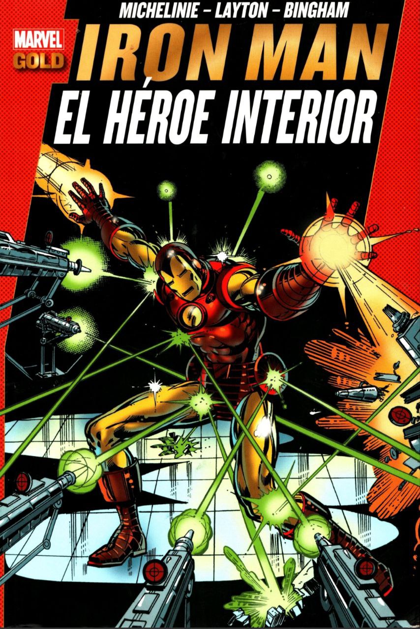 Portada ampliada de IRON MAN EL HEROE INTERIOR