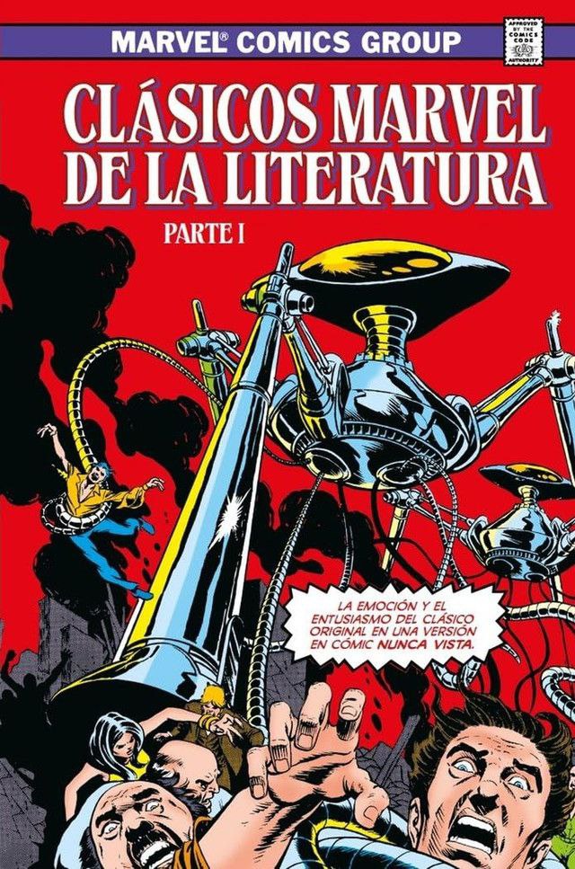 Portada ampliada de CLÁSICOS MARVEL DE LA LITERATURA