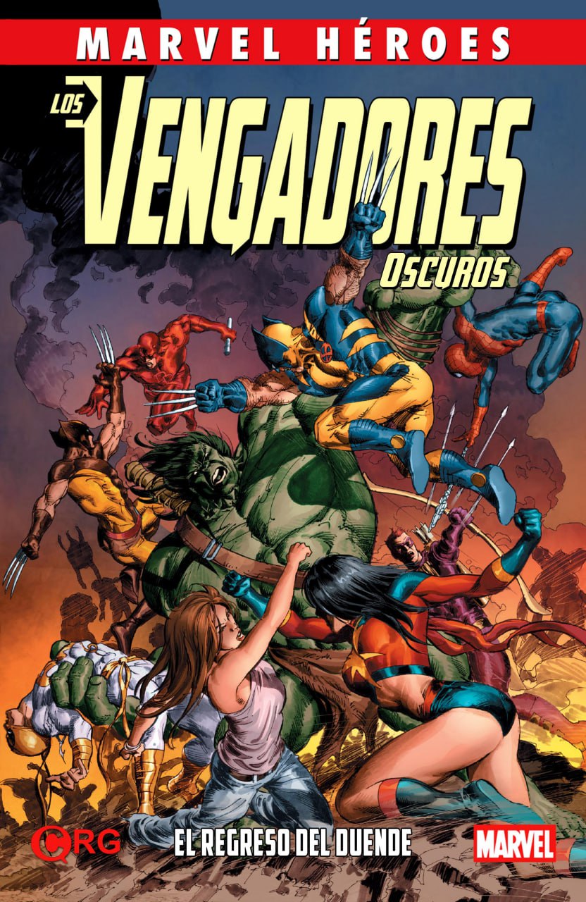 Portada ampliada de Los Vengadores Oscuros - El regreso del Duende Autor/es: Brian Michael Bendis, Mike Deodato Jr y Neil Adams Fecha de lan