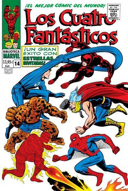 Portada ampliada de Los Cuatro Fantásticos