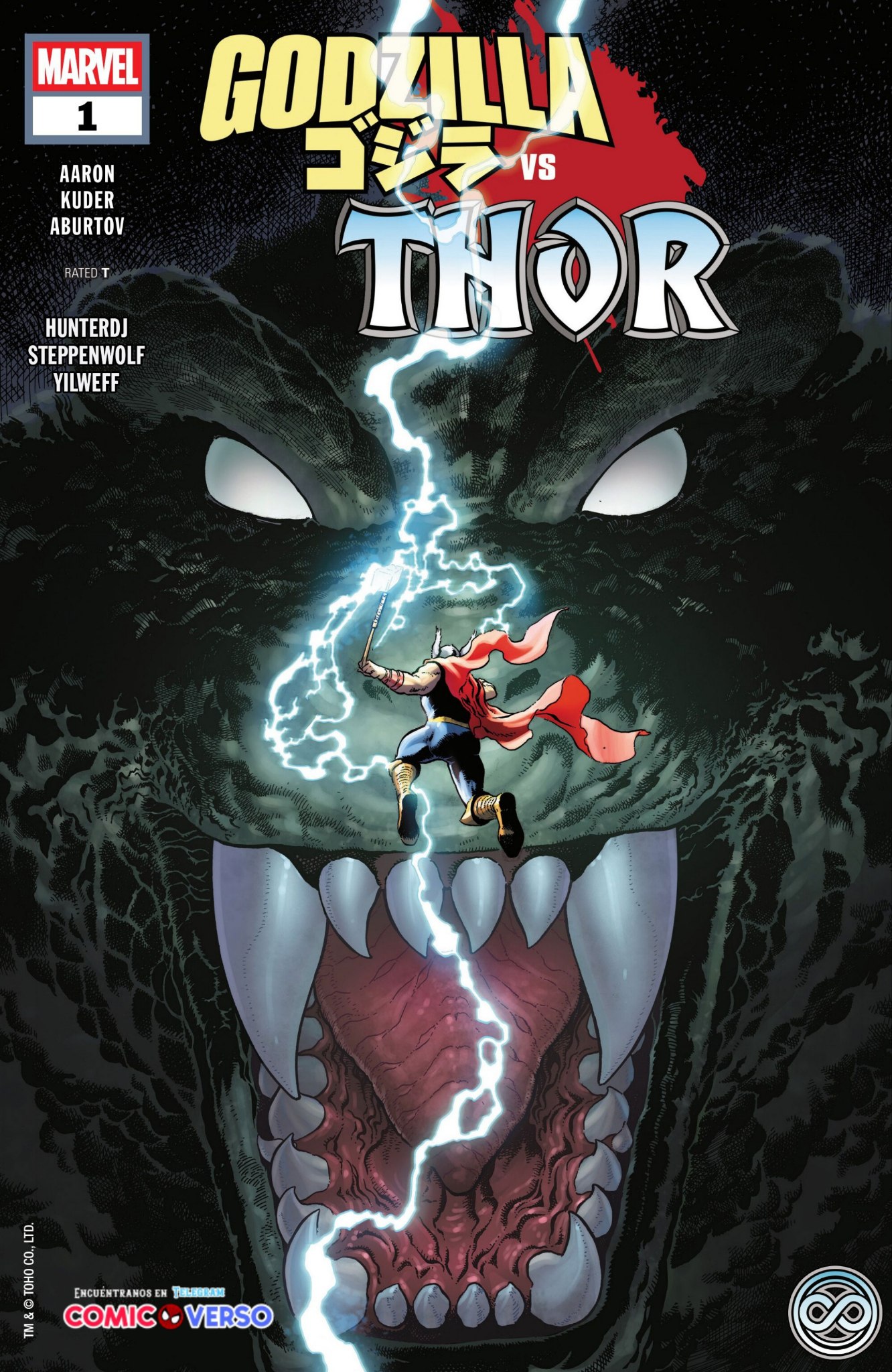 Portada ampliada de GODZILLA vs THOR