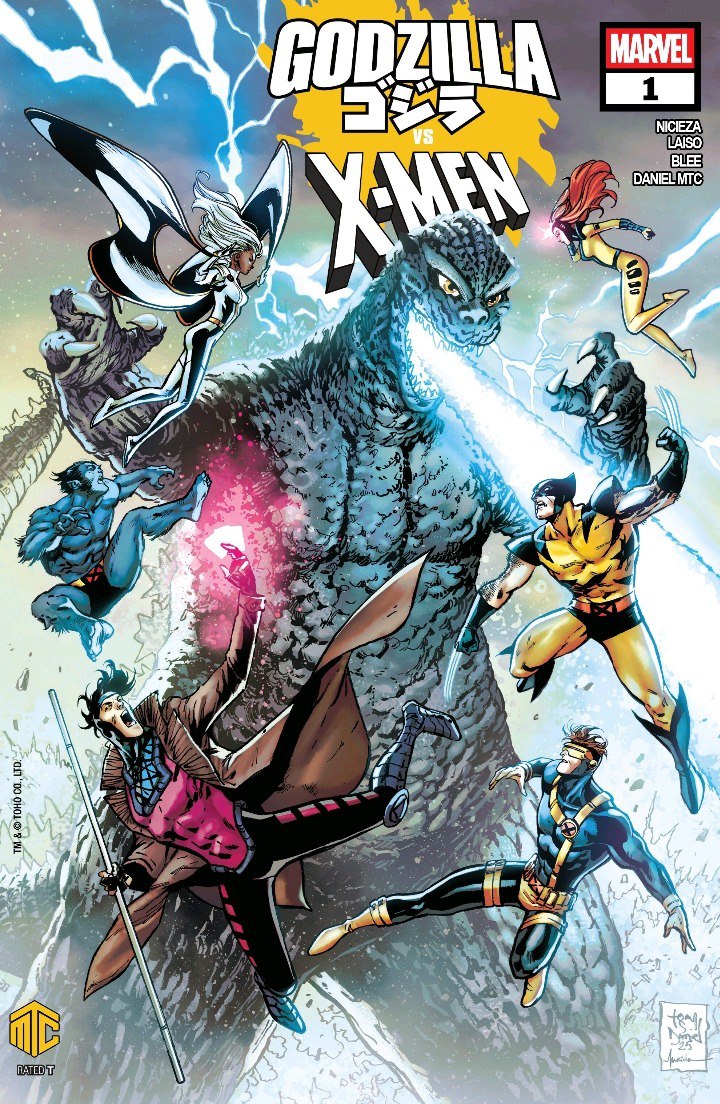 Portada ampliada de GODZILLA X-MEN