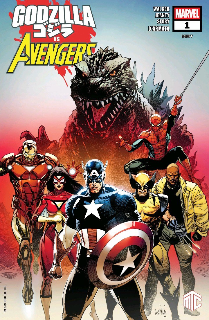 Portada ampliada de GODZILLA AVENGERS