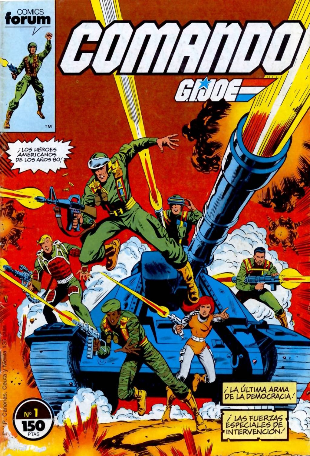 Portada ampliada de COMANDO GI JOE