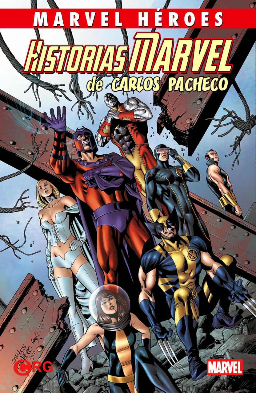 Portada ampliada de Historias Marvel de Carlos Pacheco