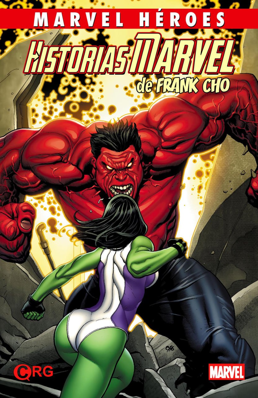Portada ampliada de HISTORIAS MARVEL de FRANK CHO