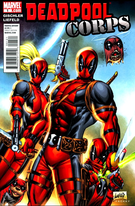 Portada ampliada de DEADPOOL CORPS