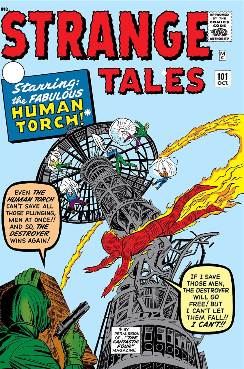 Portada ampliada de STRANGE TALES