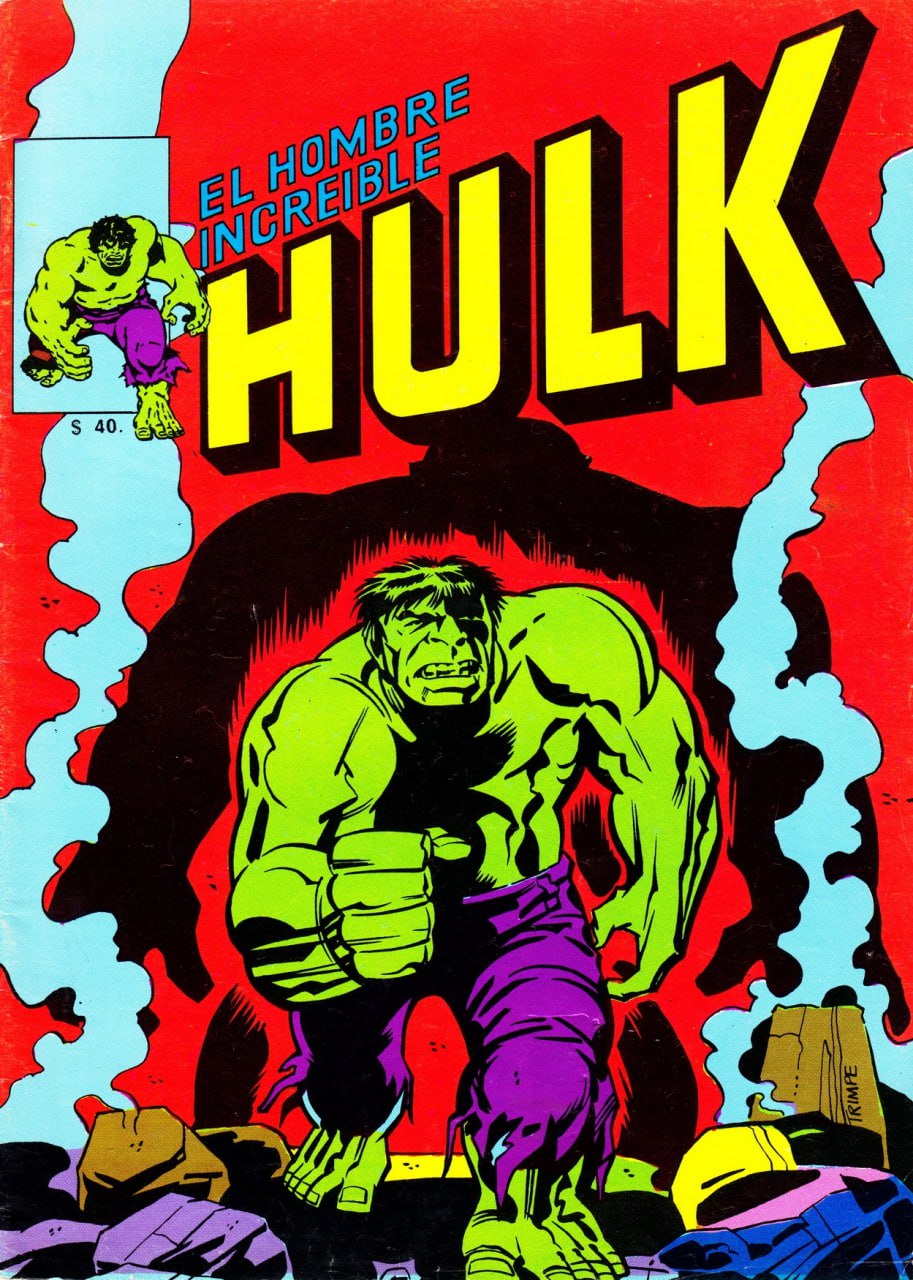 Portada ampliada de EL HOMBRE INCREIBLE HULK