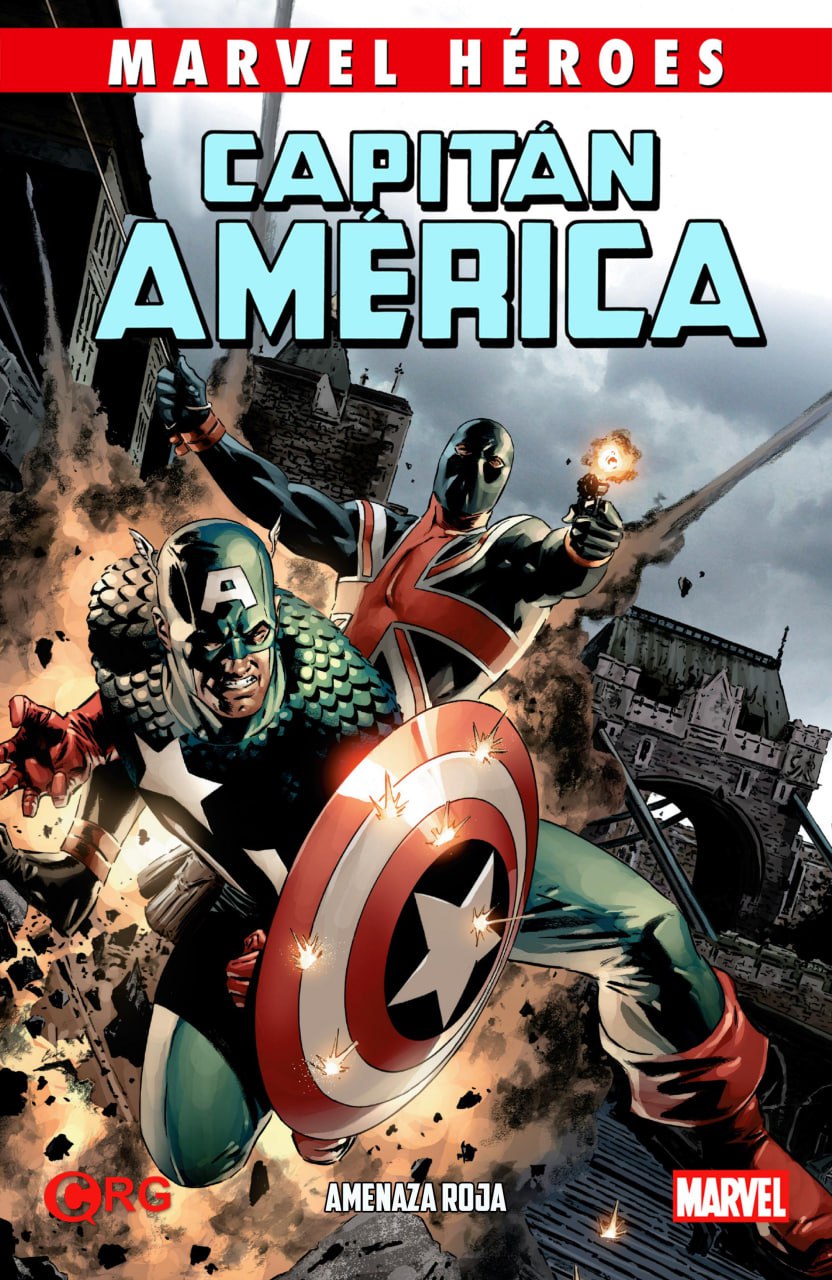 Portada ampliada de Capitán América - Amenaza Roja Autor/es: Ed Brubaker, Mike Perkins, Steve Epting, Javier Pulido y Marcos Martin Fecha de