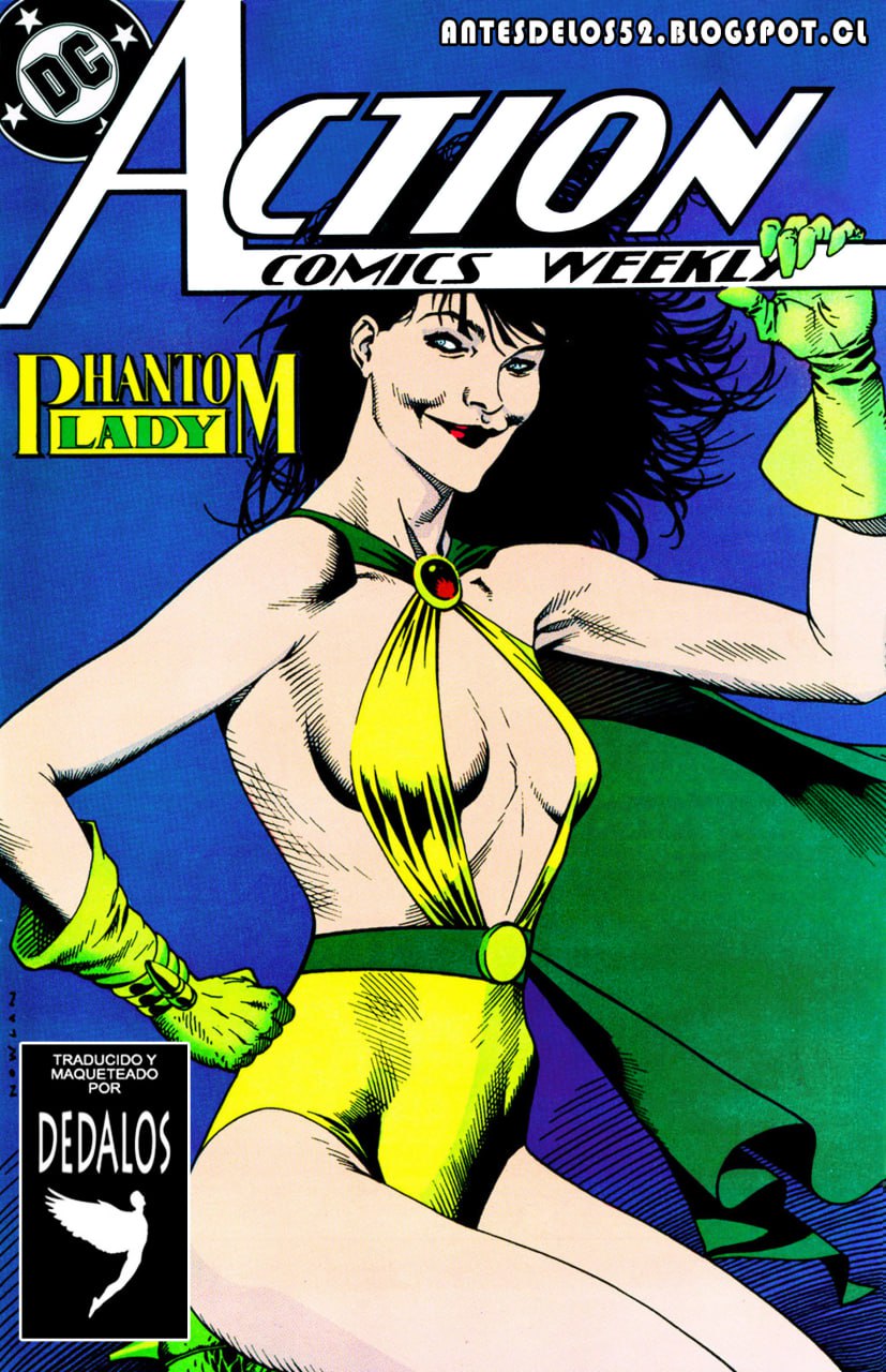Portada ampliada de ACTION COMICS WEEKLY
