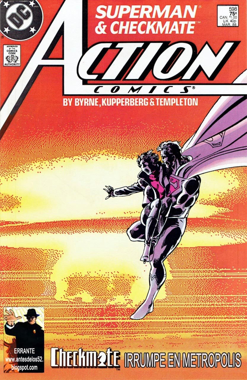 Portada ampliada de ACTION COMICS
