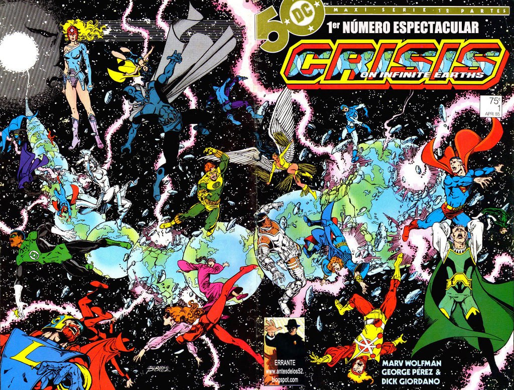 Portada ampliada de CRISIS IN INFINITE EARTHS
