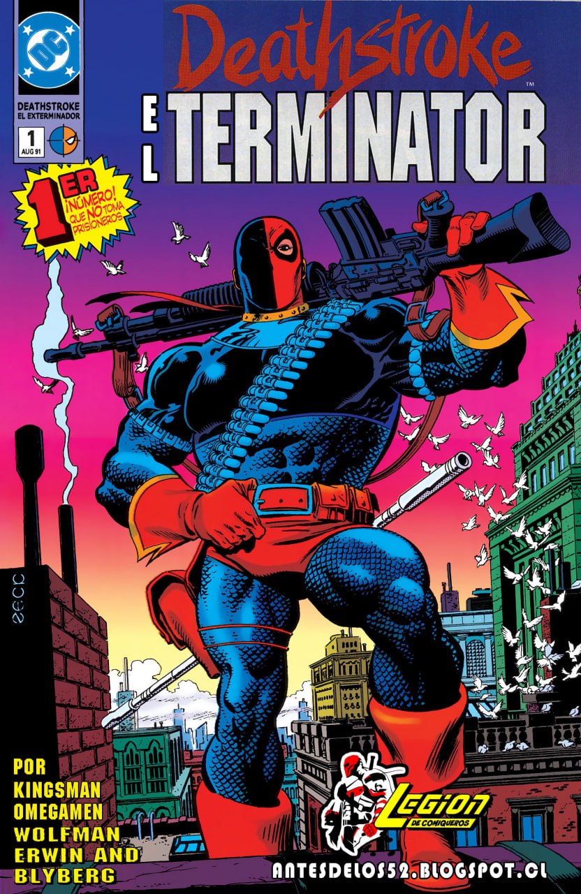 Portada ampliada de Deathstroke El Terminator