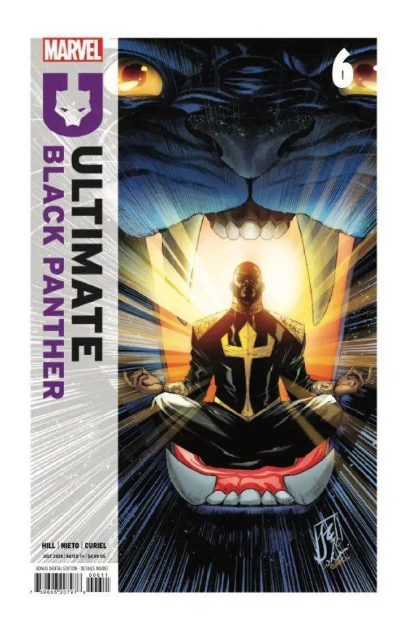 Portada ampliada de Ultimate Black Panther