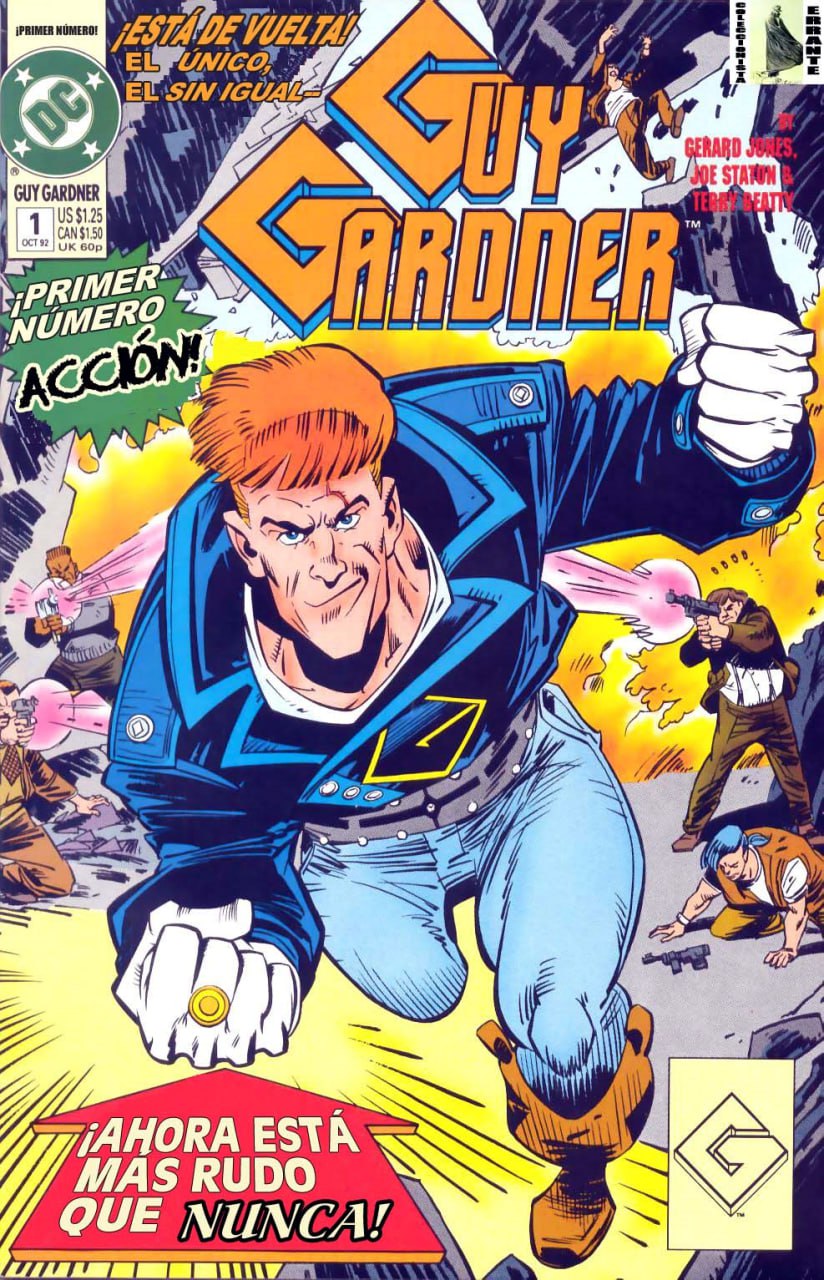 Portada ampliada de Guy Gardner