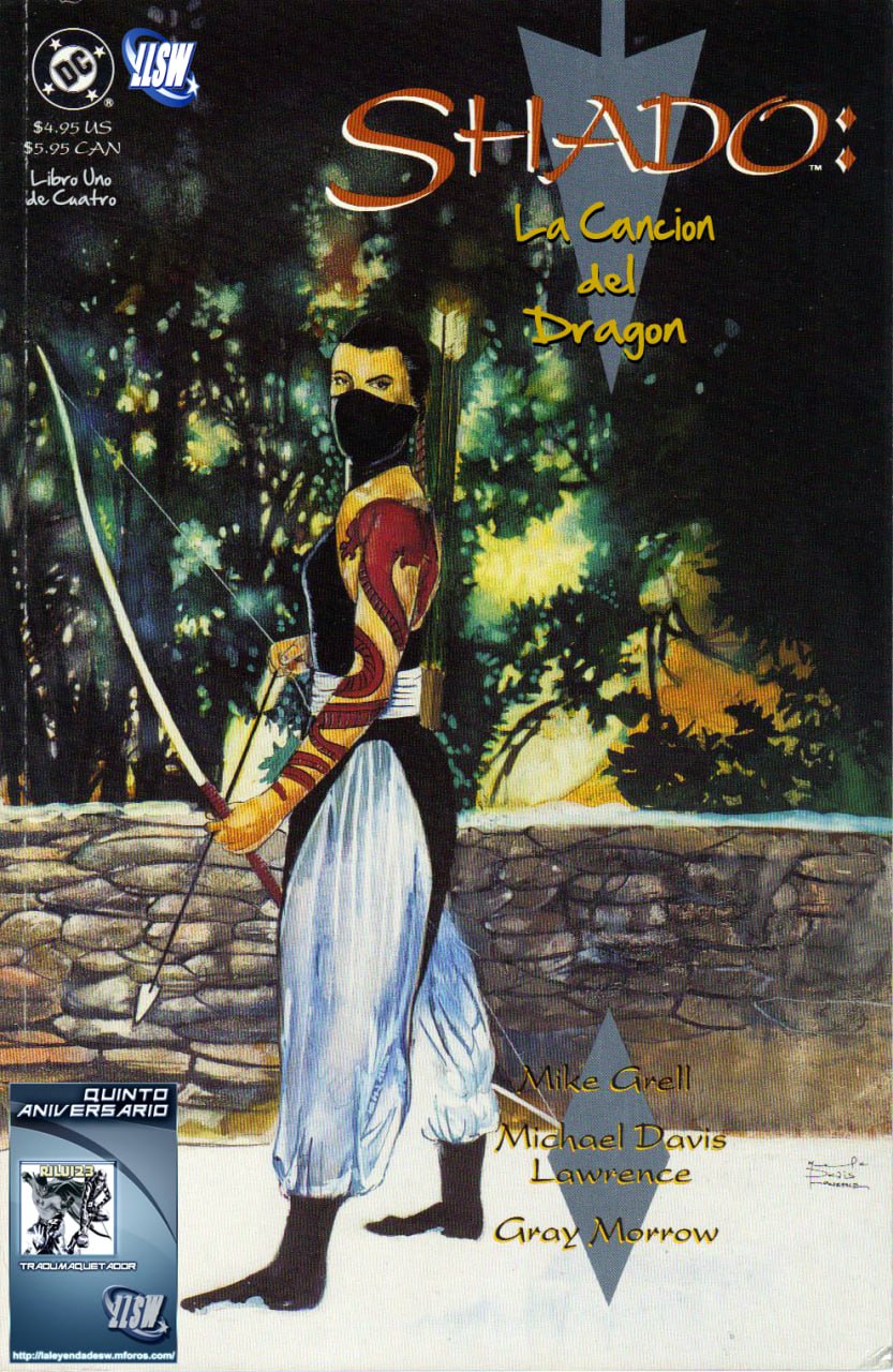 Portada ampliada de SHADO: La Cancion del Dragon