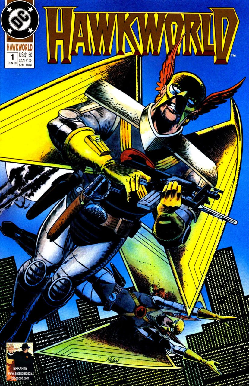 Portada ampliada de HAWKWORLD