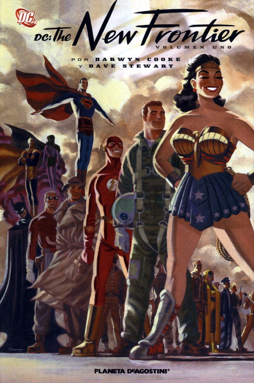 Portada ampliada de DC: The New Frontier