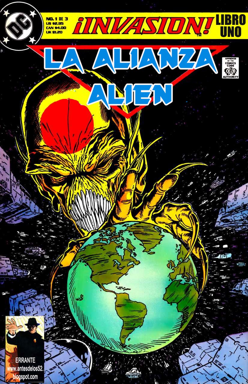 Portada ampliada de La Alianza Alien