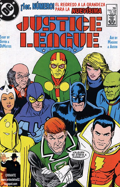 Portada ampliada de JUSTICE LEAGUE