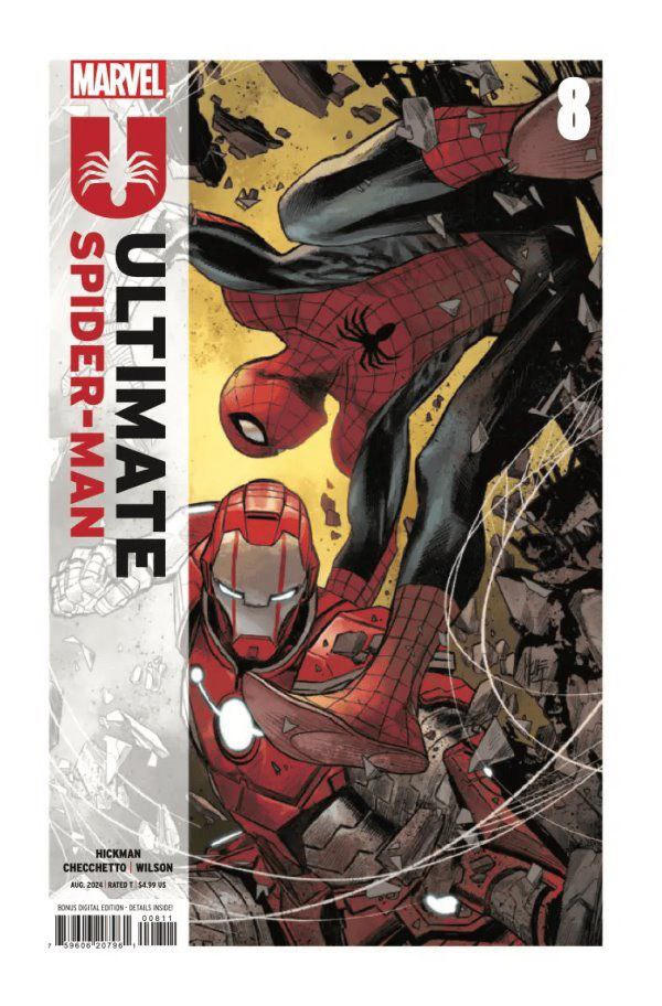 Portada ampliada de ULTIMATE SPIDER-MAN 8