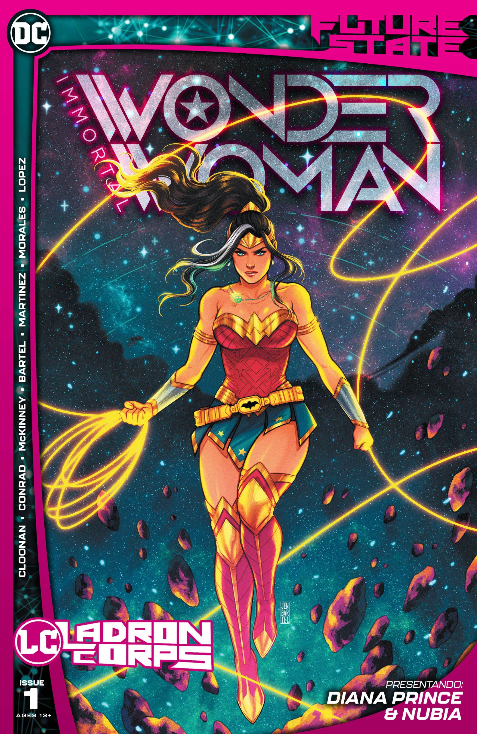 Portada ampliada de WONDER WOMAN