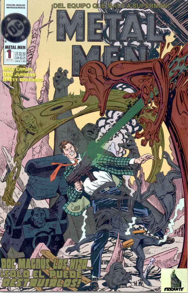 Portada ampliada de METAL MEN
