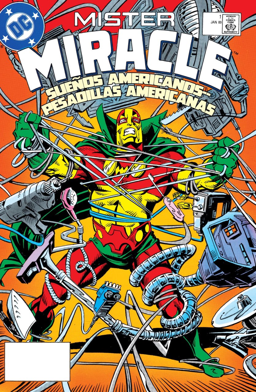 Portada ampliada de MISTER MIRACLE