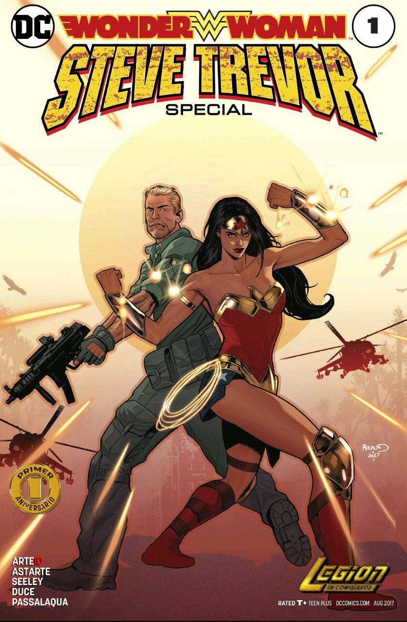Portada ampliada de WONDER WOMAN STEVE TREVOR SPECIAL