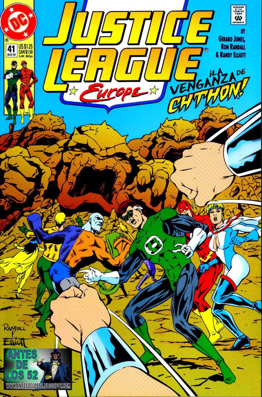 Portada ampliada de JUSTICE LEAGUE EUROPE