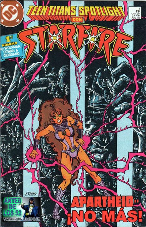 Portada ampliada de TEEN TITANS SPOTLIGHT STARFIRE