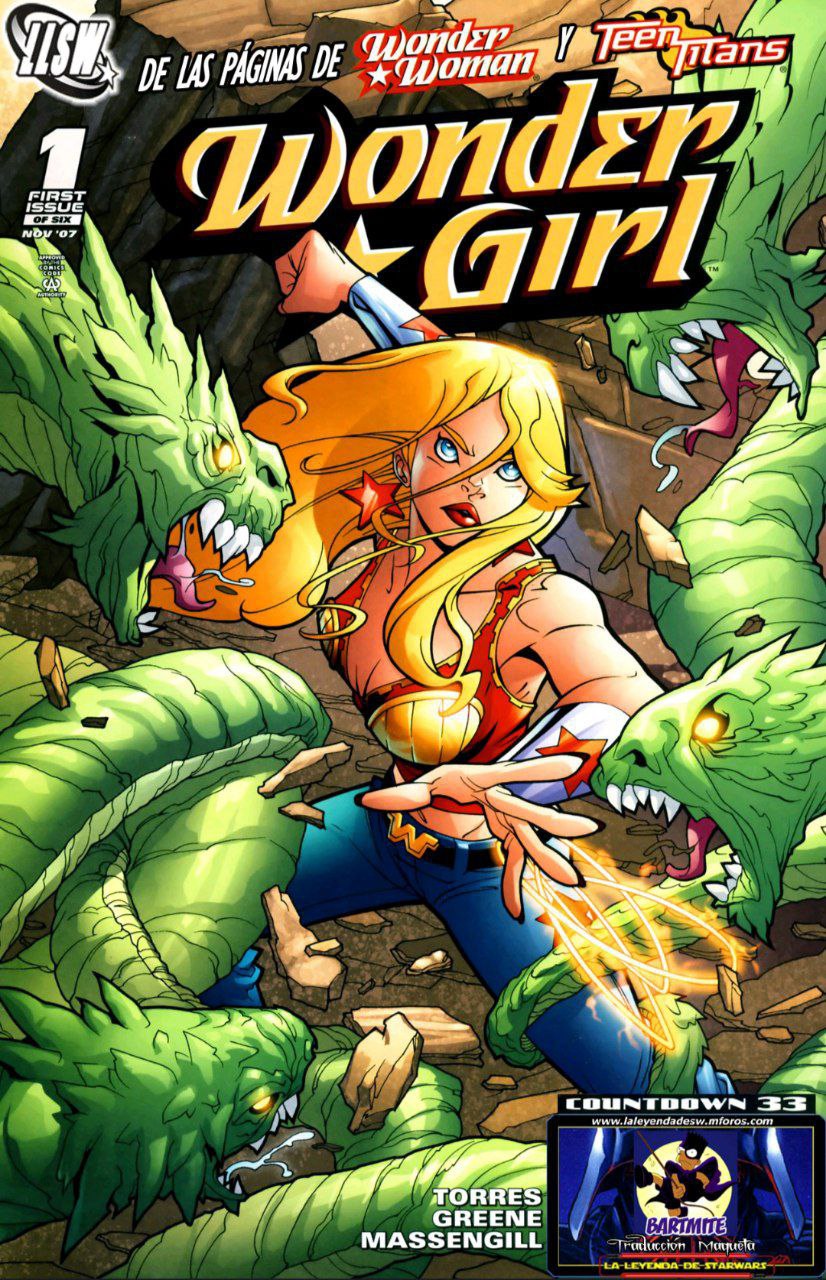 Portada ampliada de Wonder Girl