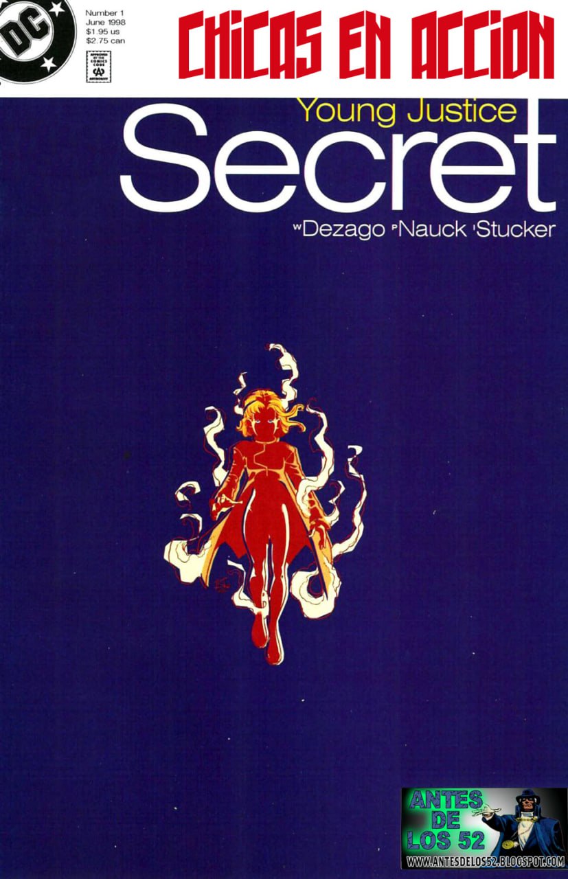 Portada ampliada de Young Justice Secret