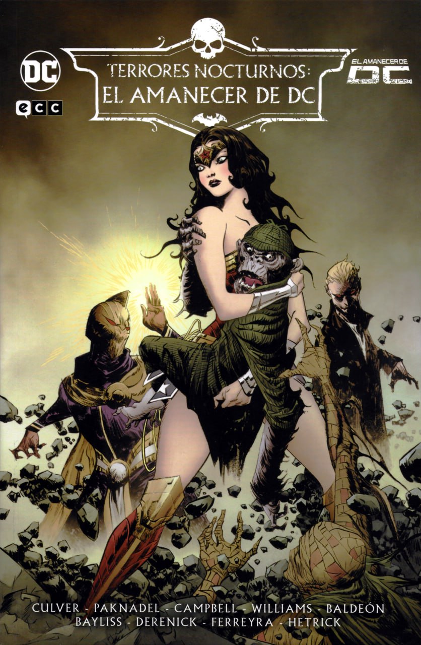 Portada ampliada de Térores Nocturnos: El Amanecer de DC