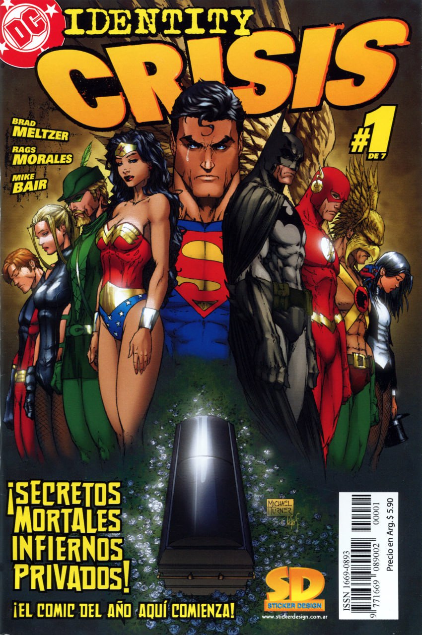 Portada ampliada de IDENTITY CRISIS
