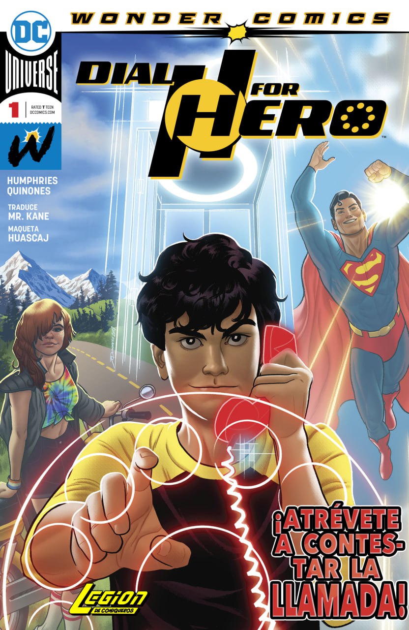 Portada ampliada de DIAL H FOR HERO