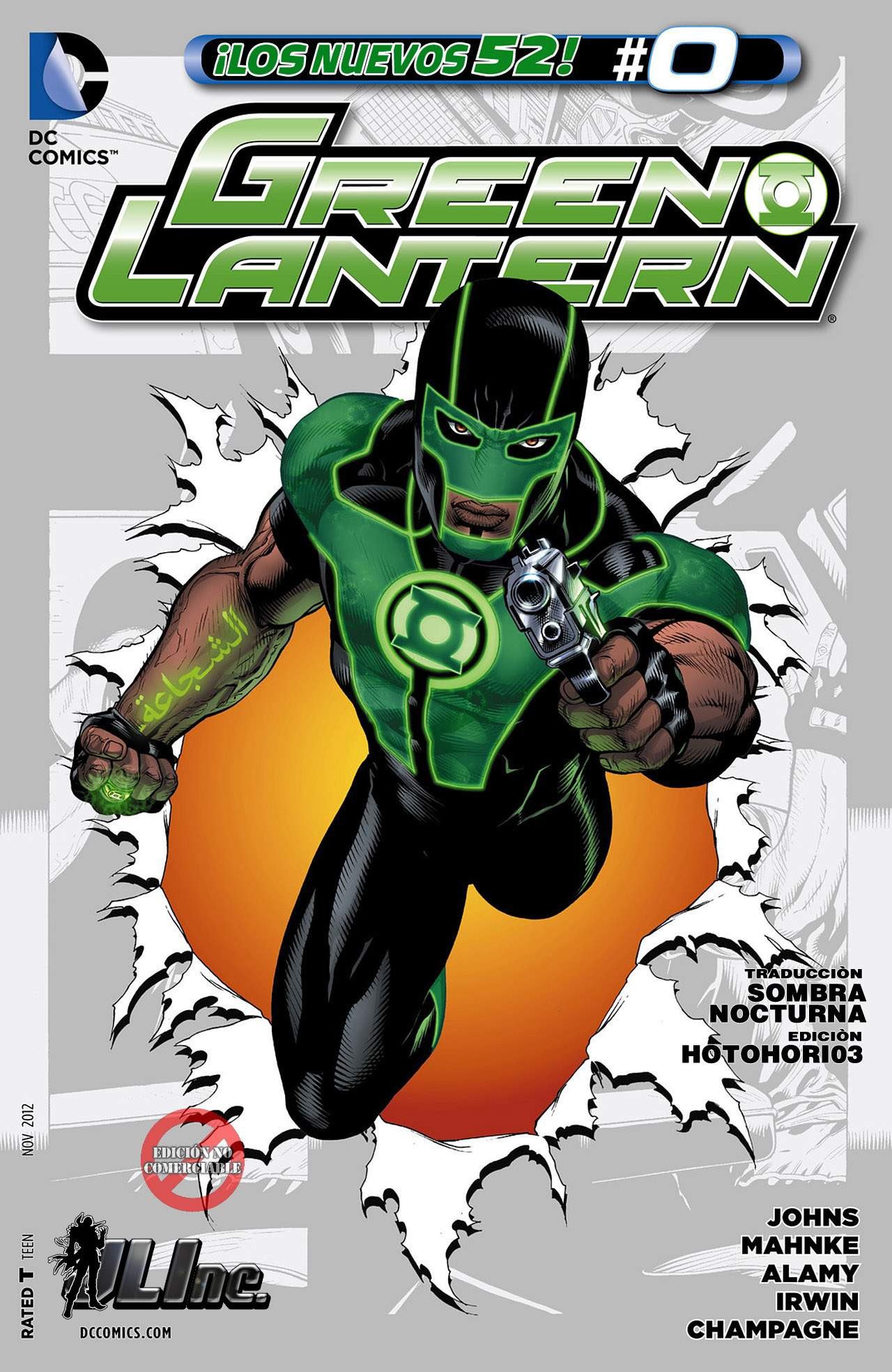 Portada ampliada de Green Lantern