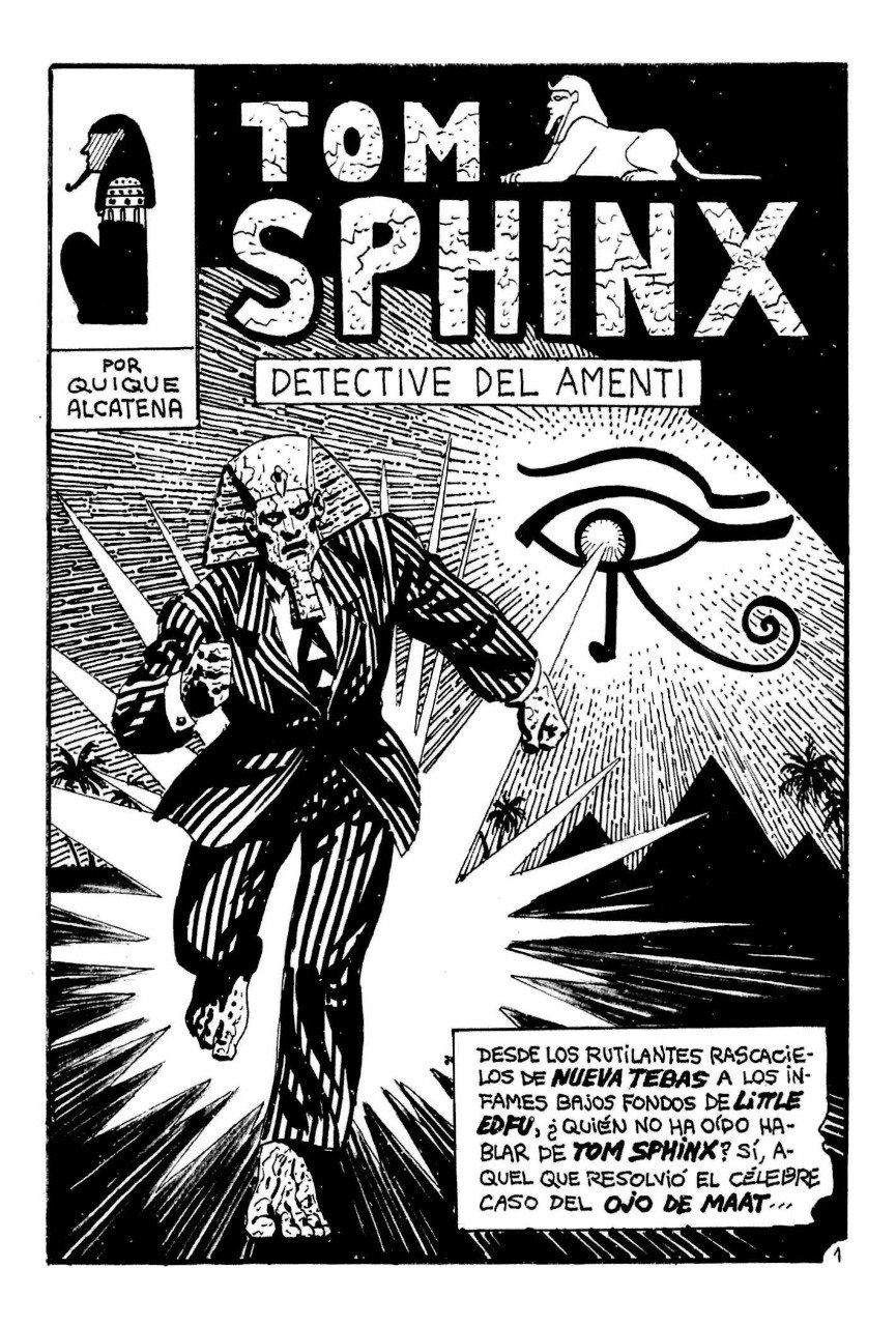 Portada ampliada de TOM SPHINX DETECTIVE DEL AMENTI