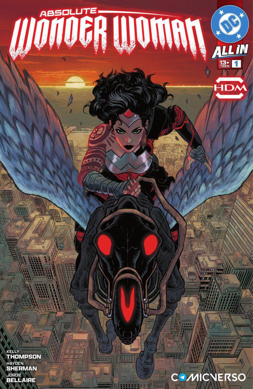 Portada ampliada de ABSOLUTE WONDER WOMAN