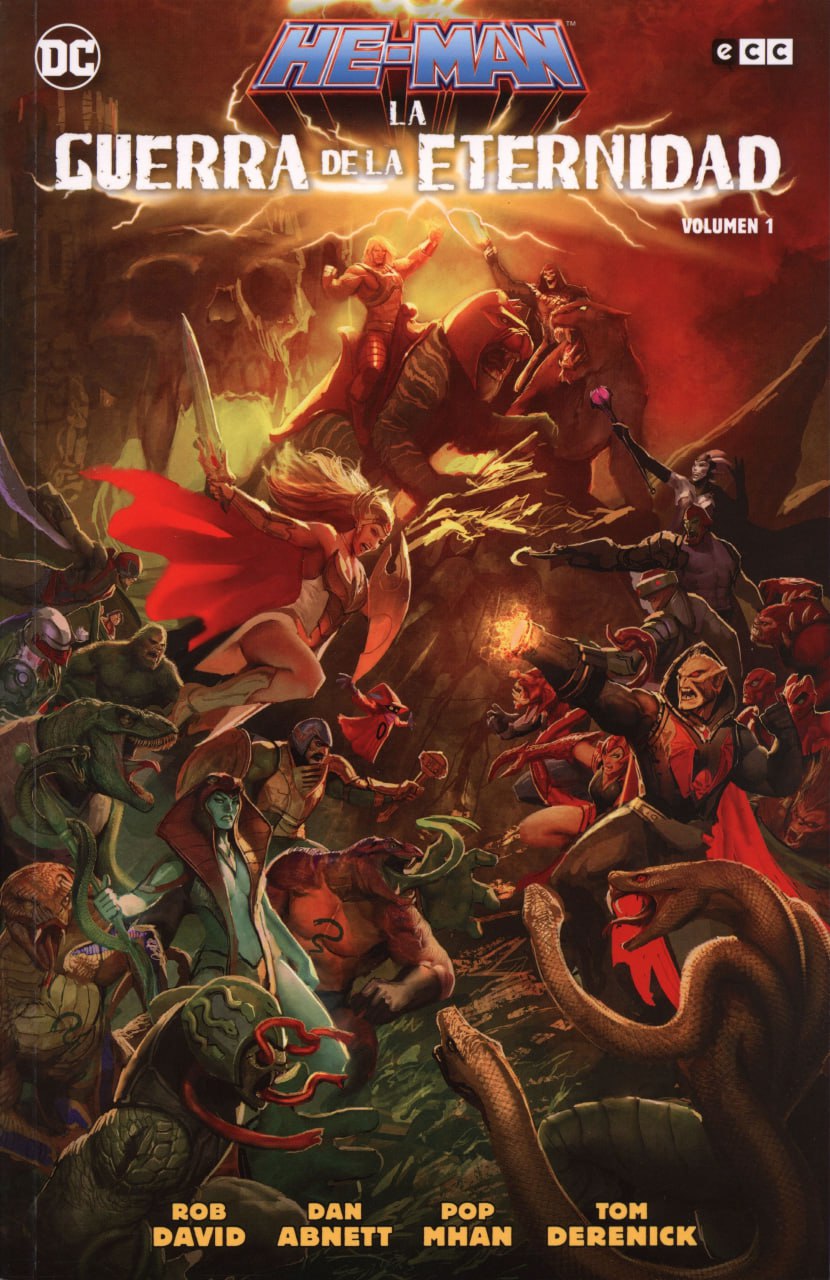 Portada ampliada de He-Man La Guerra de la Eternidad