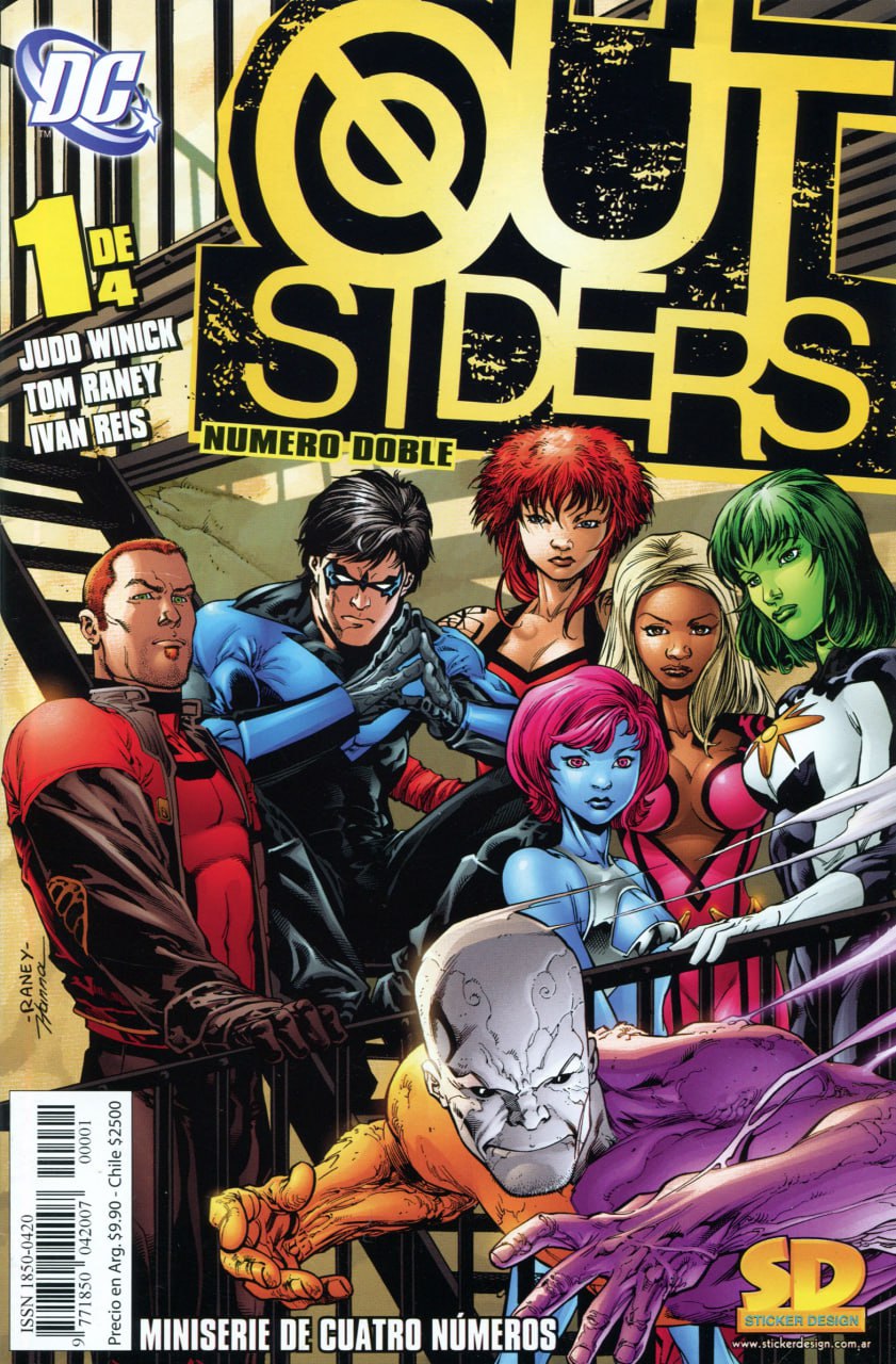 Portada ampliada de OUTSIDERS