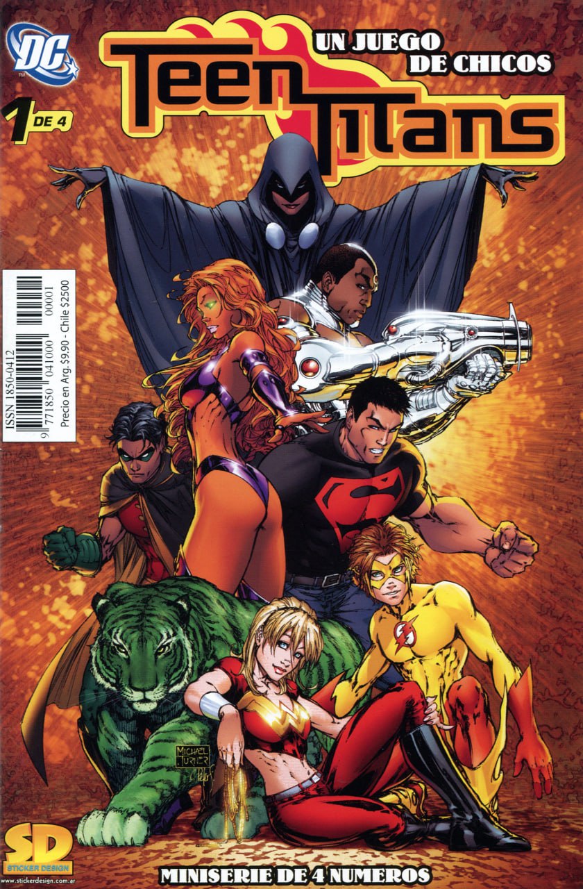 Portada ampliada de Teen Titans