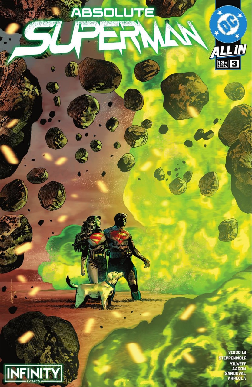 Portada ampliada de Absolute Superman