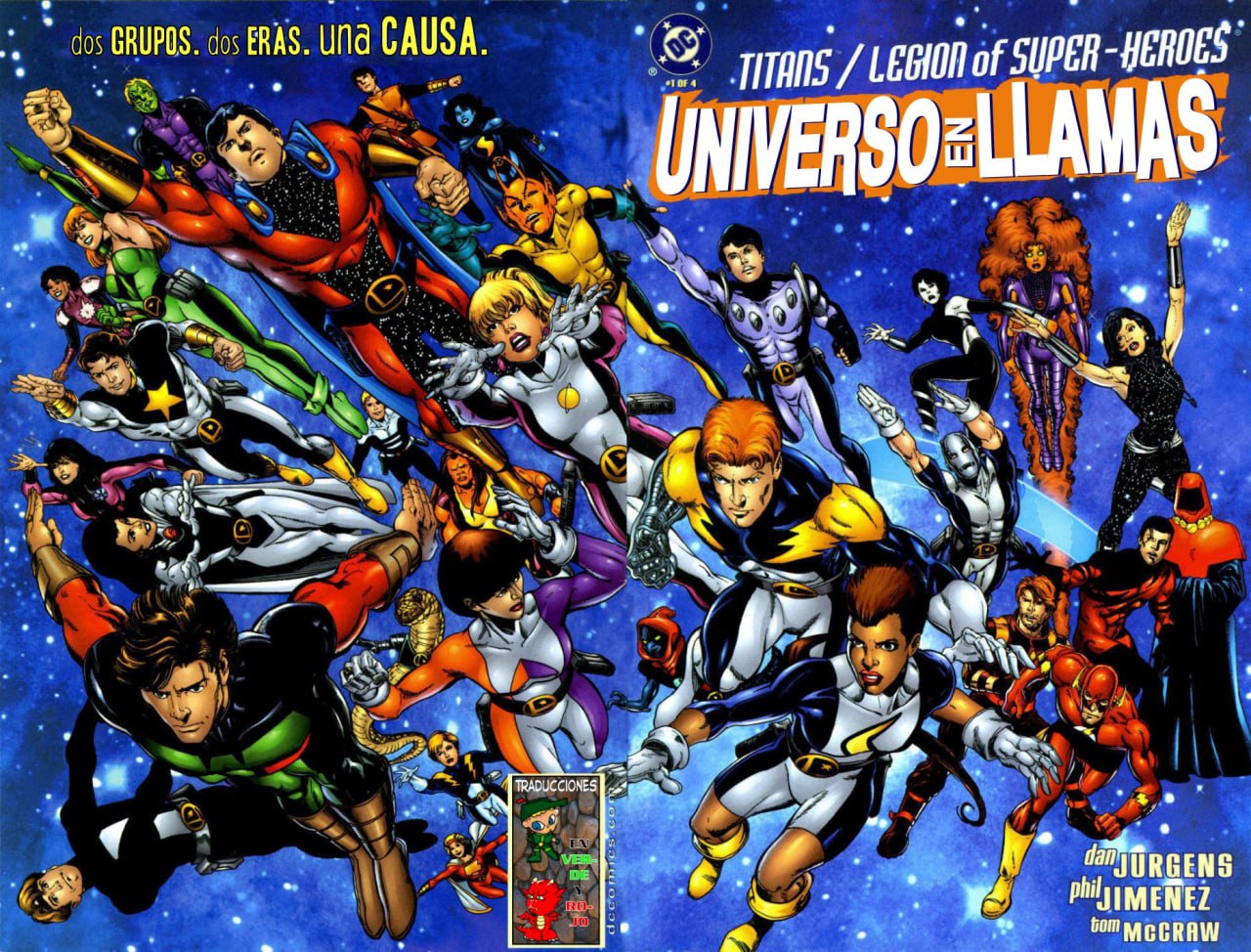 Portada ampliada de Universo de las Llamas