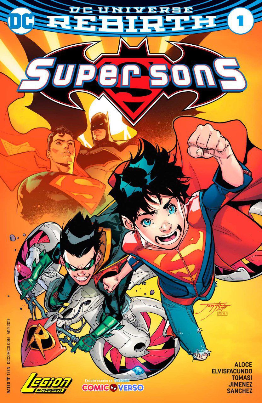 Portada ampliada de Super Sons