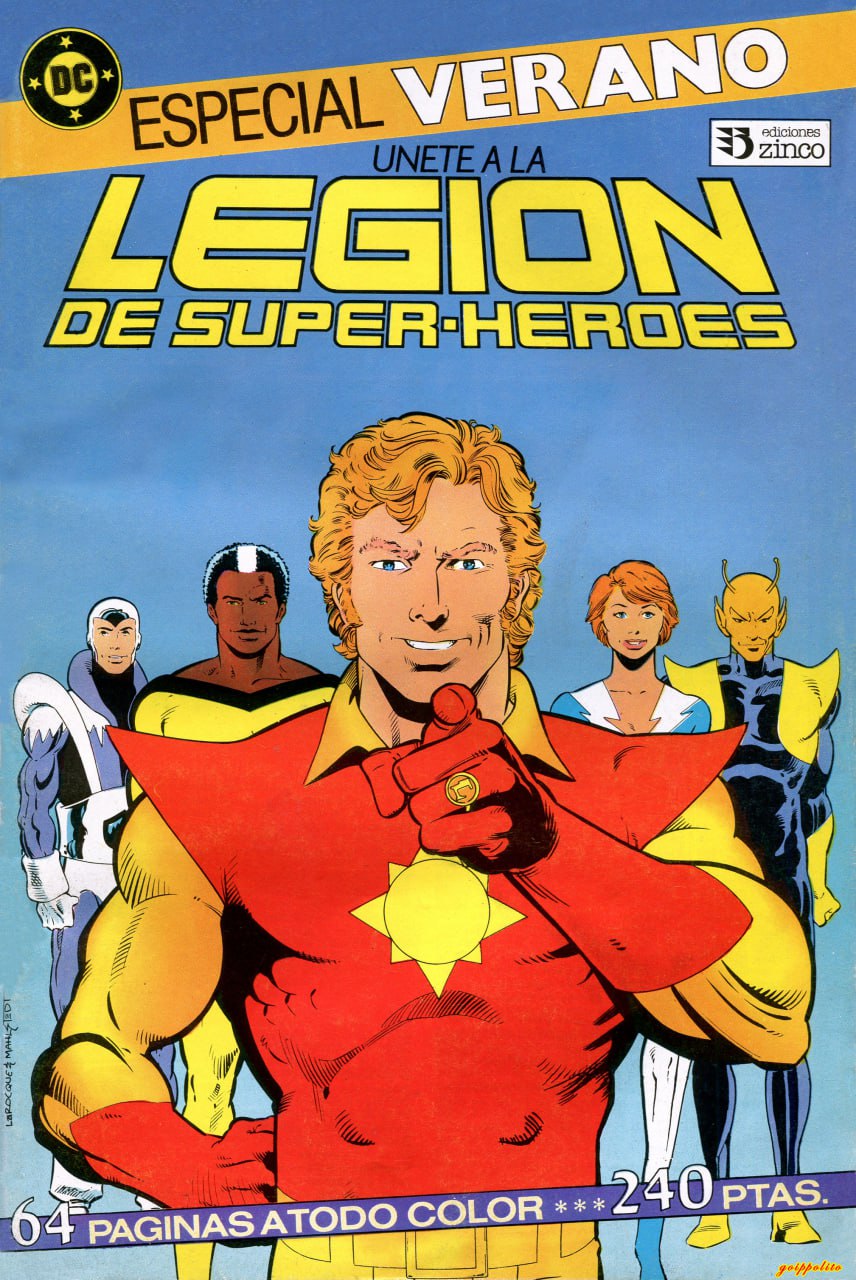 Portada ampliada de ESPECIAL VERANO UNETE A LA LEGION DE SUPER-HEROES