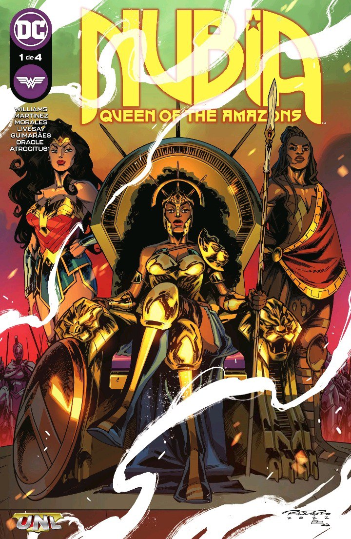 Portada ampliada de NUBIA QUEEN OF THE AMAZONS
